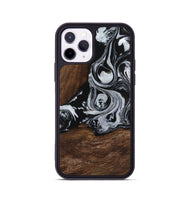 iPhone 11 Pro Wood Phone Case - Scot (Black & White, 746418)