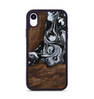 iPhone Xr Wood Phone Case - Scot (Black & White, 746418)