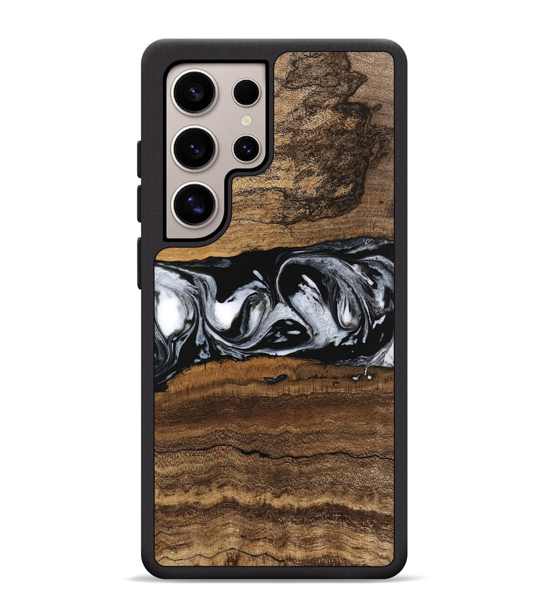 Galaxy S25 Ultra Wood Phone Case - Zavier (Black & White, 746419)