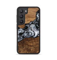 Galaxy S23 Wood Phone Case - Kobe (Black & White, 746420)