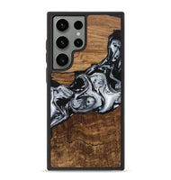 Galaxy S23 Ultra Wood Phone Case - Kobe (Black & White, 746420)