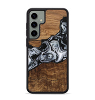 Galaxy S24 Plus Wood Phone Case - Kobe (Black & White, 746420)