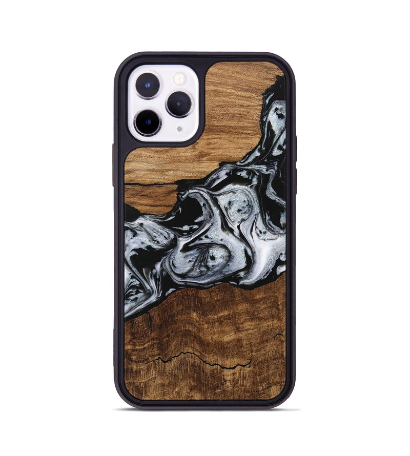 iPhone 11 Pro Wood Phone Case - Kobe (Black & White, 746420)