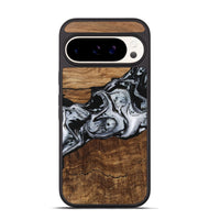 Pixel 9 Wood Phone Case - Kobe (Black & White, 746420)