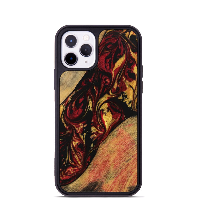 iPhone 11 Pro Wood Phone Case - Preston (Red, 746421)