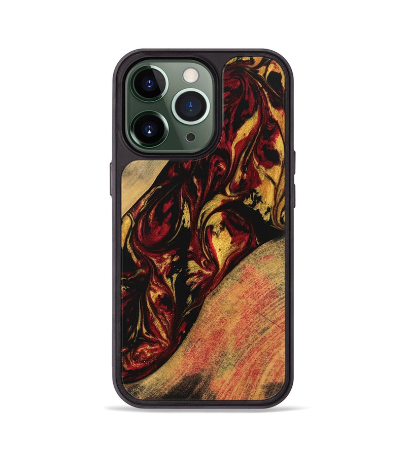 iPhone 13 Pro Wood Phone Case - Preston (Red, 746421)