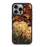 iPhone 16 Pro Max Wood Phone Case - Gage (Red, 746422)