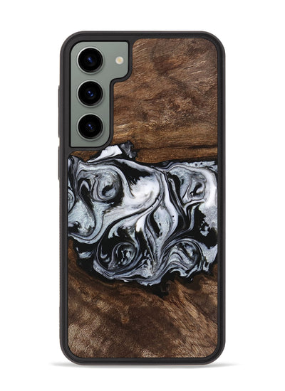 Galaxy S23 Plus Wood Phone Case - Brennen (Black & White, 746423)