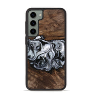 Galaxy S23 Plus Wood Phone Case - Brennen (Black & White, 746423)