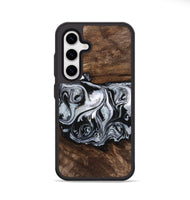 Galaxy S25 Wood Phone Case - Brennen (Black & White, 746423)