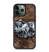 iPhone 13 Pro Max Wood Phone Case - Brennen (Black & White, 746423)