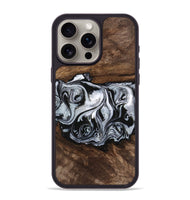 iPhone 15 Pro Max Wood Phone Case - Brennen (Black & White, 746423)