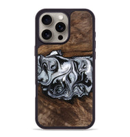 iPhone 16 Pro Max Wood Phone Case - Brennen (Black & White, 746423)