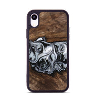 iPhone Xr Wood Phone Case - Brennen (Black & White, 746423)