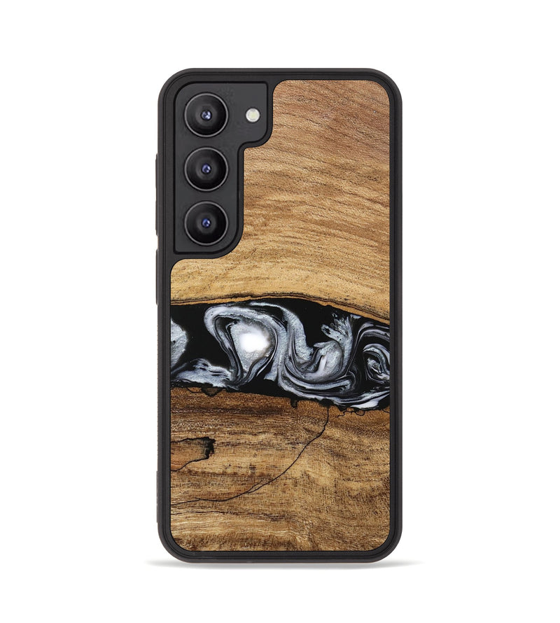 Galaxy S23 Wood Phone Case - Brooks (Black & White, 746424)