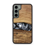 Galaxy S23 Plus Wood Phone Case - Brooks (Black & White, 746424)