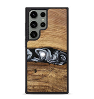 Galaxy S24 Ultra Wood Phone Case - Brooks (Black & White, 746424)