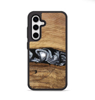 Galaxy S25 Wood Phone Case - Brooks (Black & White, 746424)