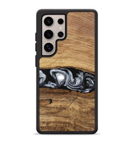 Galaxy S25 Ultra Wood Phone Case - Brooks (Black & White, 746424)