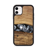 iPhone 11 Wood Phone Case - Brooks (Black & White, 746424)