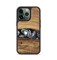 iPhone 13 Pro Wood Phone Case - Brooks (Black & White, 746424)