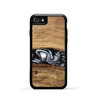 iPhone SE Wood Phone Case - Brooks (Black & White, 746424)