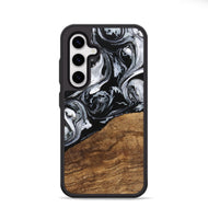 Galaxy S25 Wood Phone Case - Damari (Black & White, 746428)