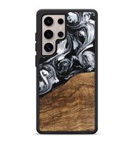 Galaxy S25 Ultra Wood Phone Case - Damari (Black & White, 746428)