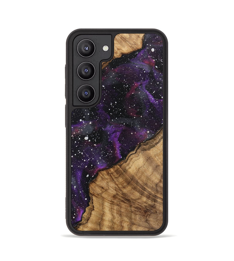 Galaxy S23 Wood Phone Case - Pansy (Cosmos, 746429)