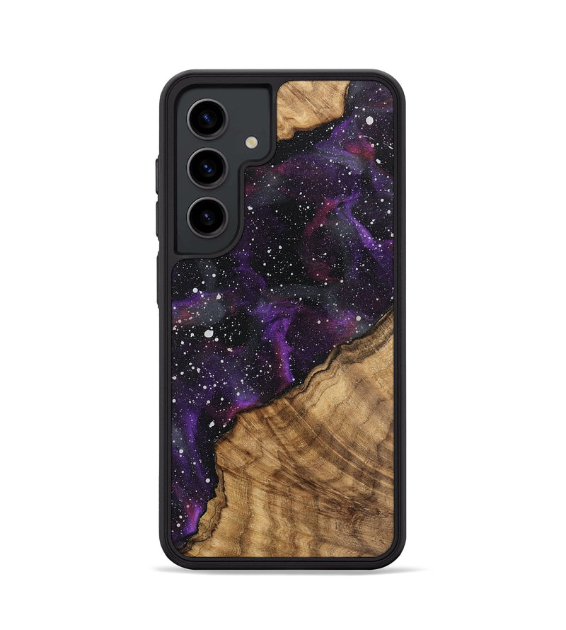 Galaxy S24 Wood Phone Case - Pansy (Cosmos, 746429)