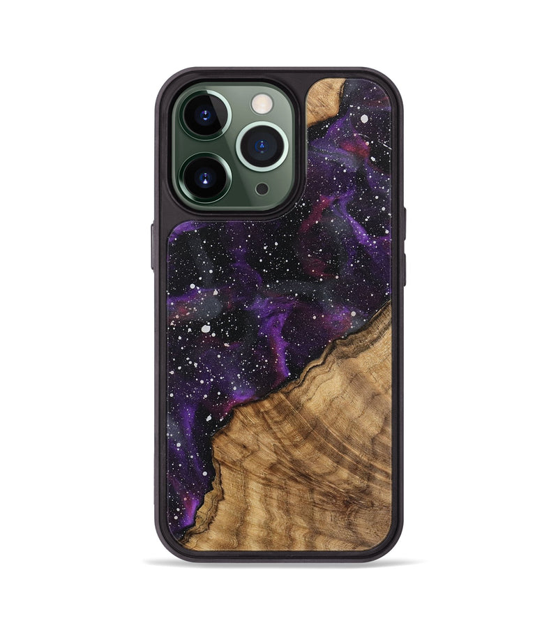 iPhone 13 Pro Wood Phone Case - Pansy (Cosmos, 746429)