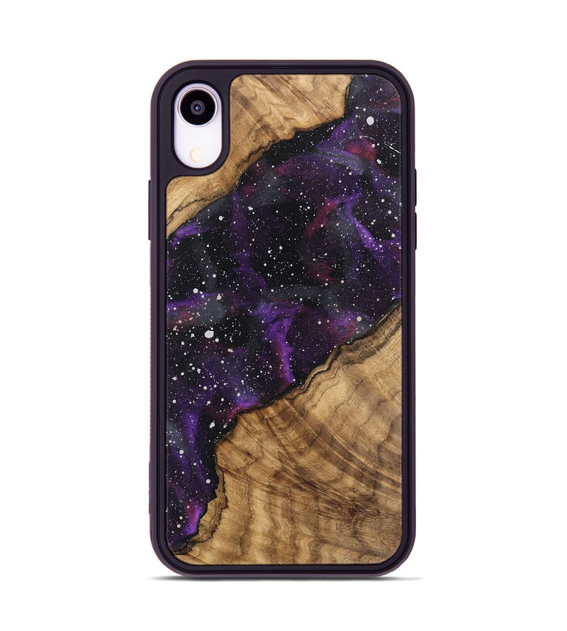 iPhone Xr Wood Phone Case - Pansy (Cosmos, 746429)