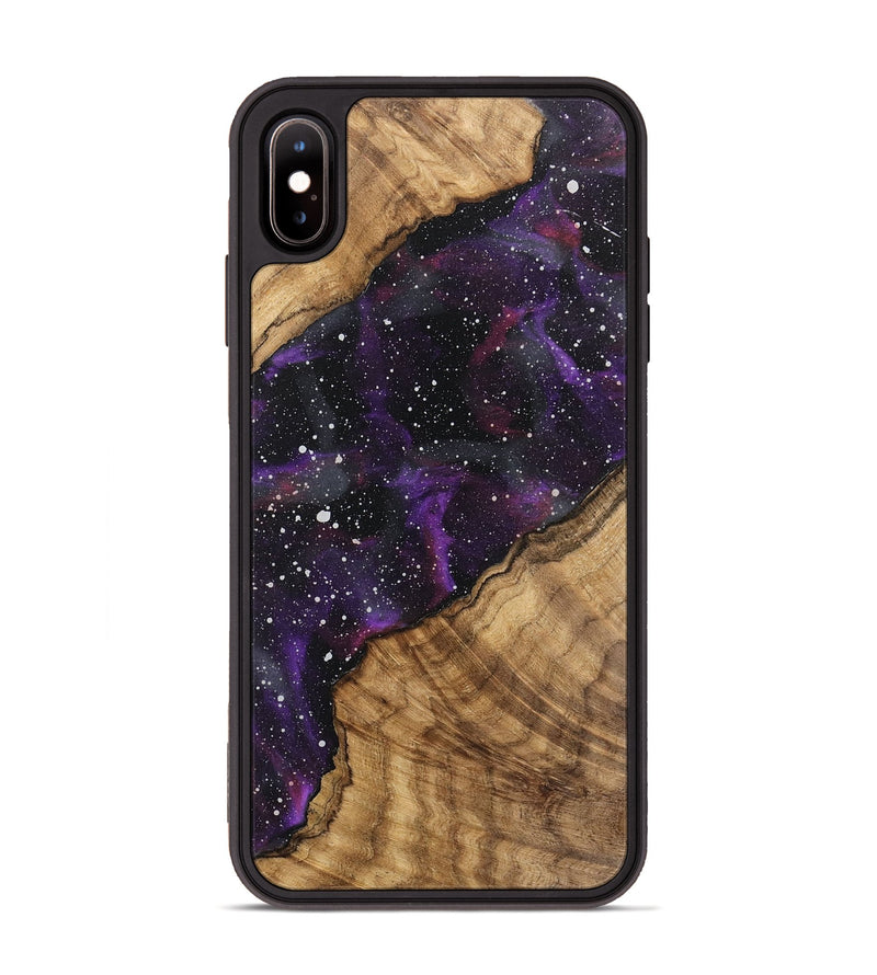 iPhone Xs Max Wood Phone Case - Pansy (Cosmos, 746429)