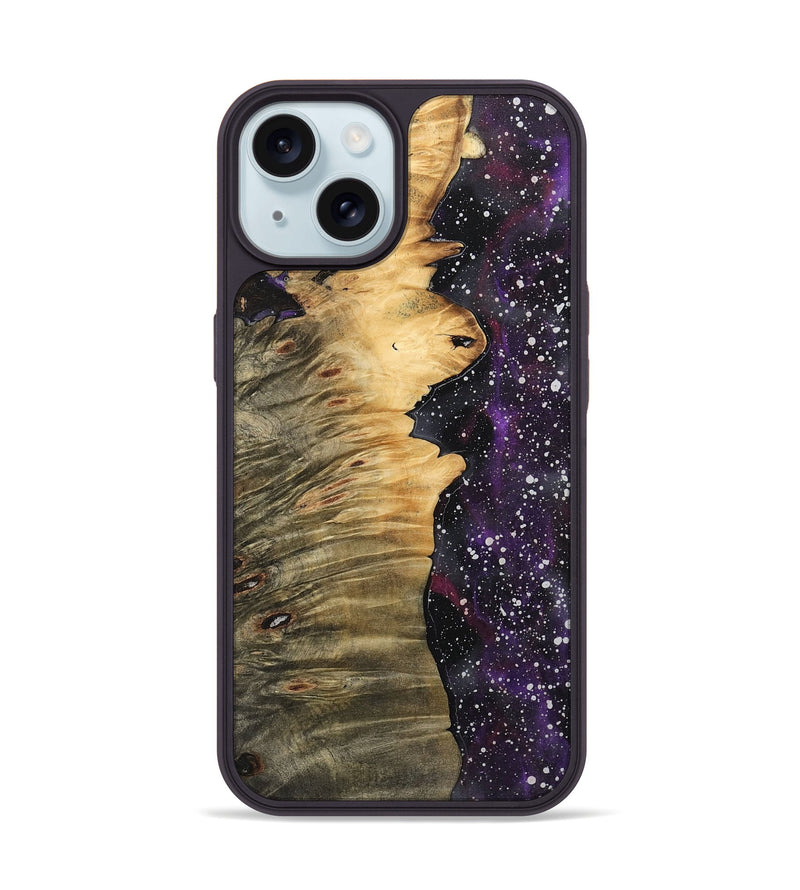 iPhone 15 Wood Phone Case - Mikael (Cosmos, 746430)