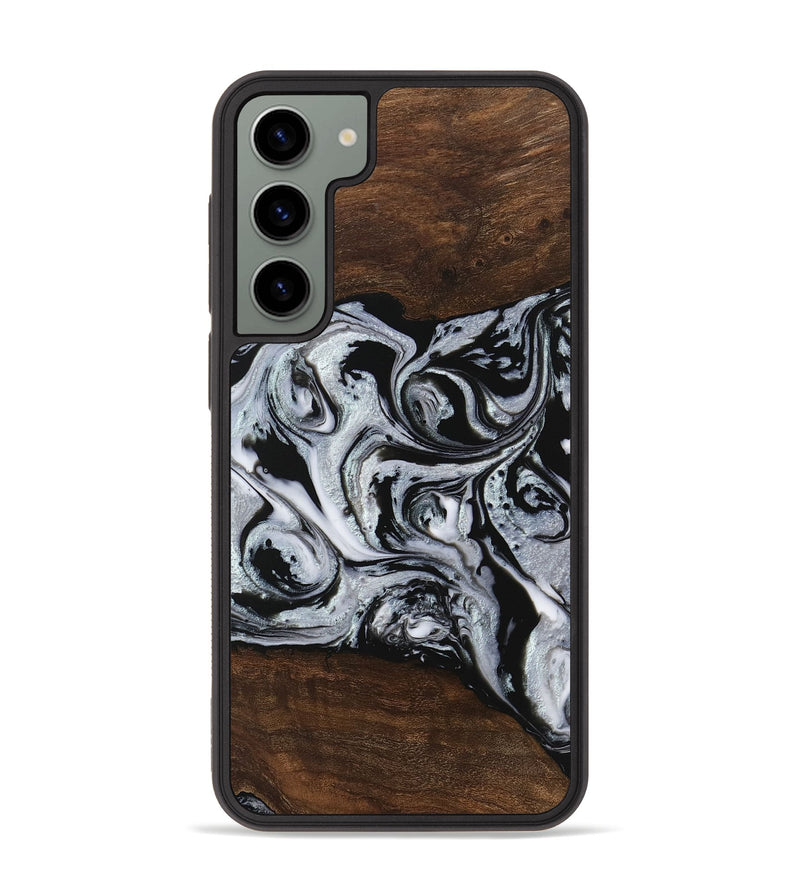 Galaxy S23 Plus Wood Phone Case - Kyan (Black & White, 746432)