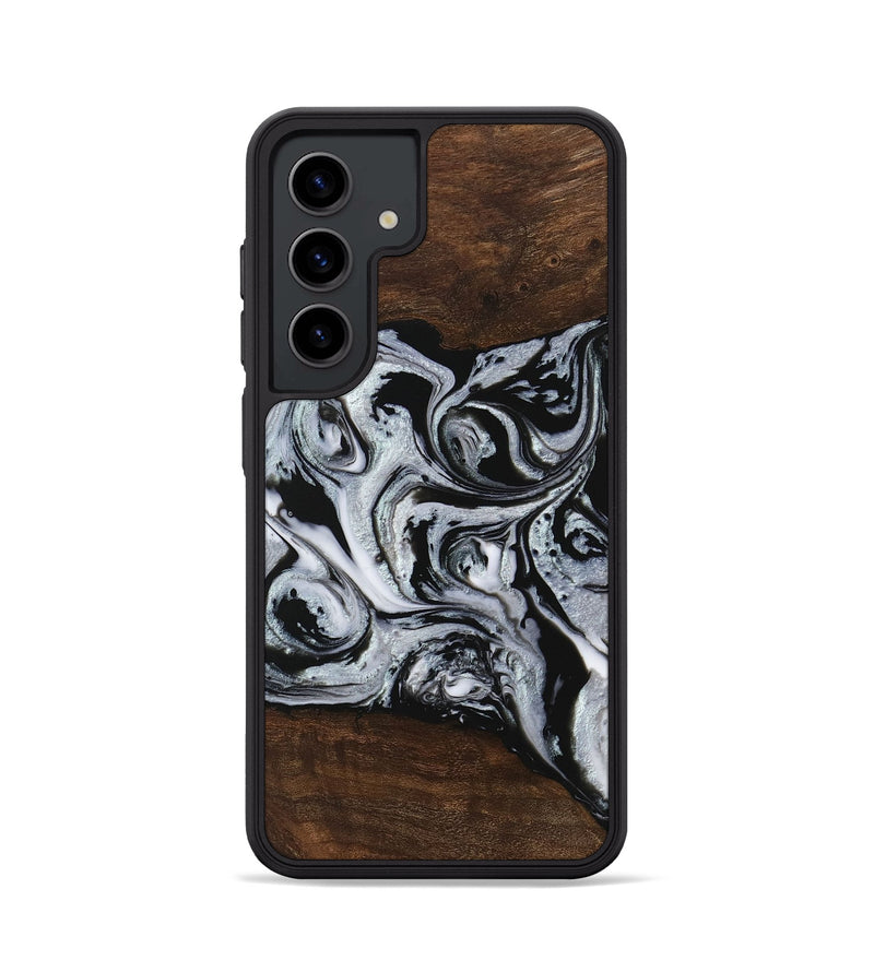 Galaxy S24 Wood Phone Case - Kyan (Black & White, 746432)