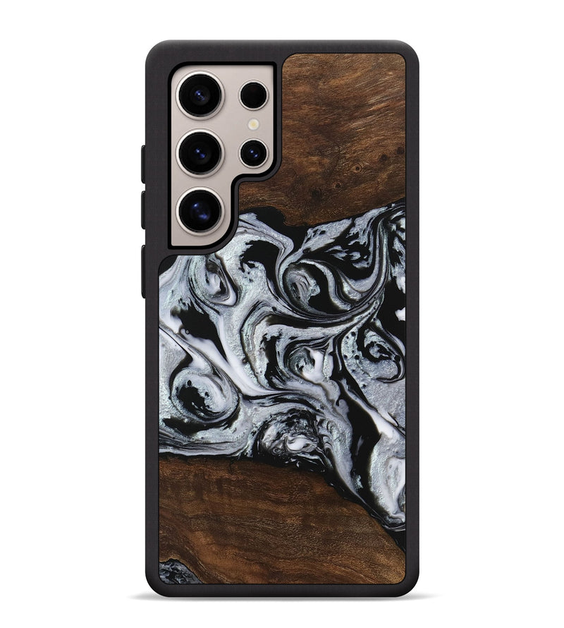 Galaxy S25 Ultra Wood Phone Case - Kyan (Black & White, 746432)