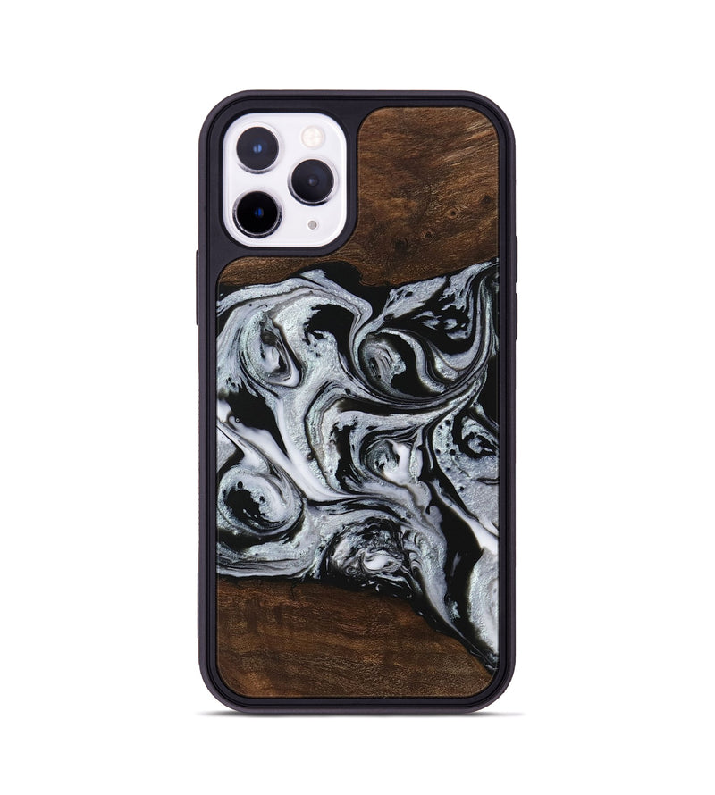 iPhone 11 Pro Wood Phone Case - Kyan (Black & White, 746432)