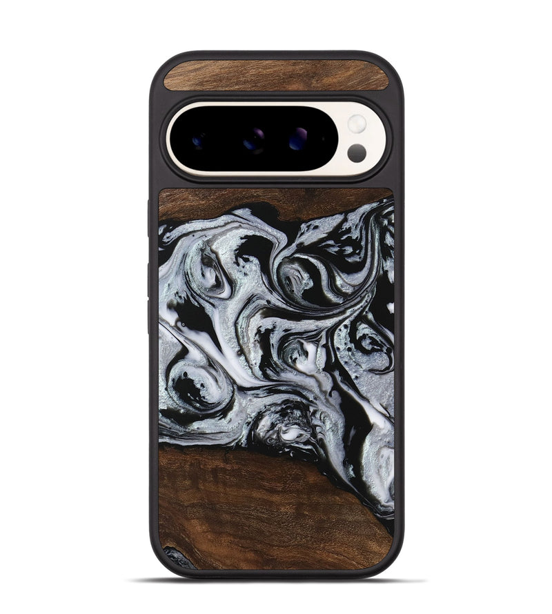 Pixel 9 Wood Phone Case - Kyan (Black & White, 746432)