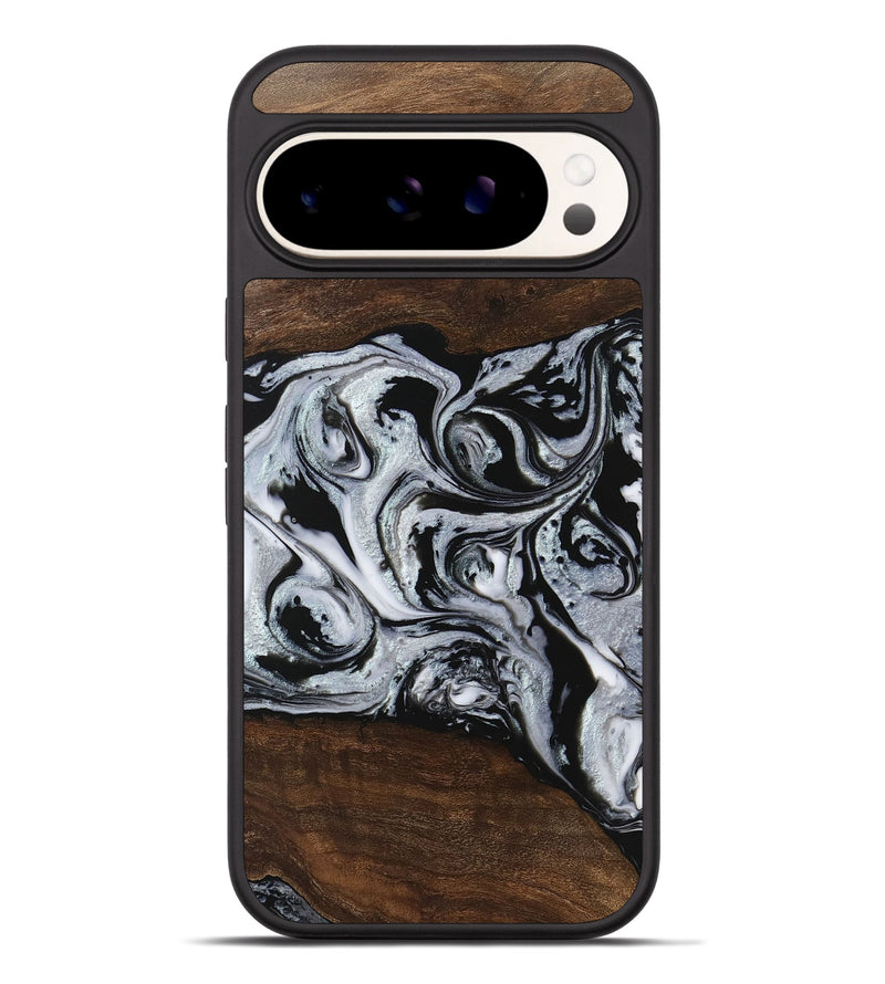 Pixel 9 Pro XL Wood Phone Case - Kyan (Black & White, 746432)