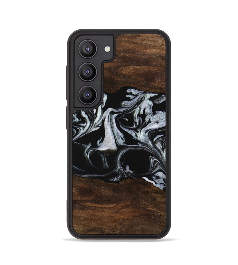 Galaxy S23 Wood Phone Case - Harris (Black & White, 746433)