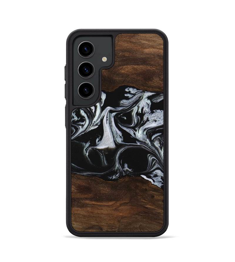 Galaxy S24 Wood Phone Case - Harris (Black & White, 746433)