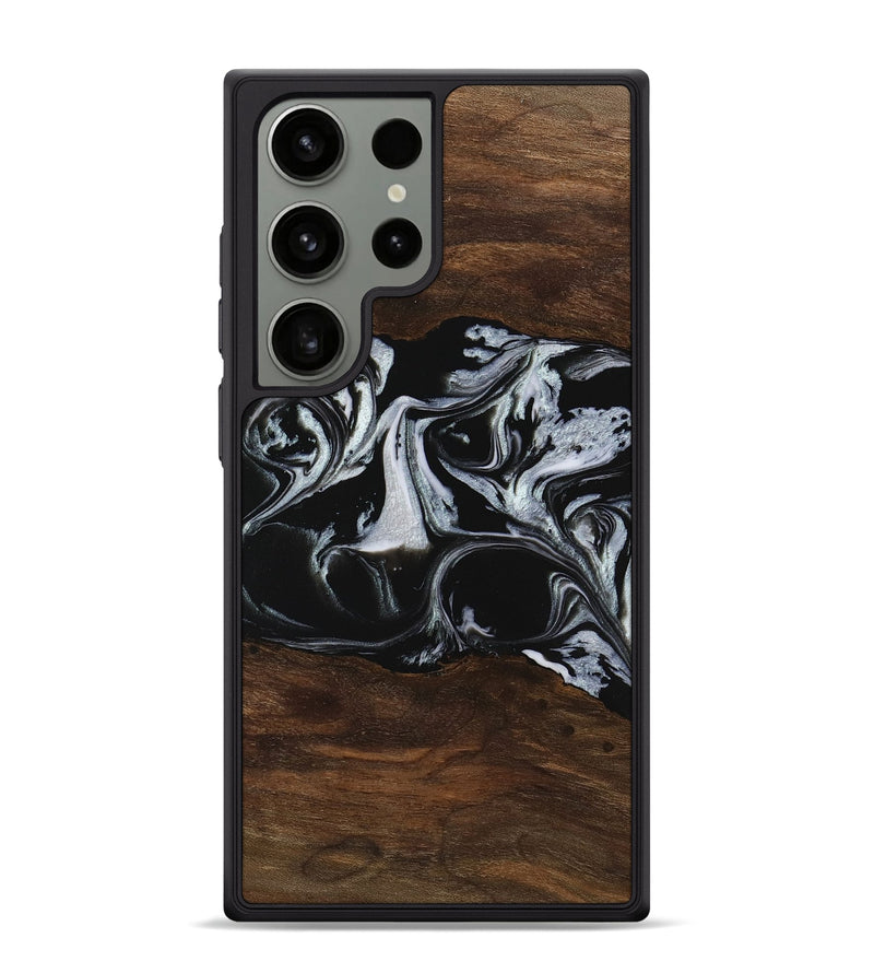 Galaxy S24 Ultra Wood Phone Case - Harris (Black & White, 746433)