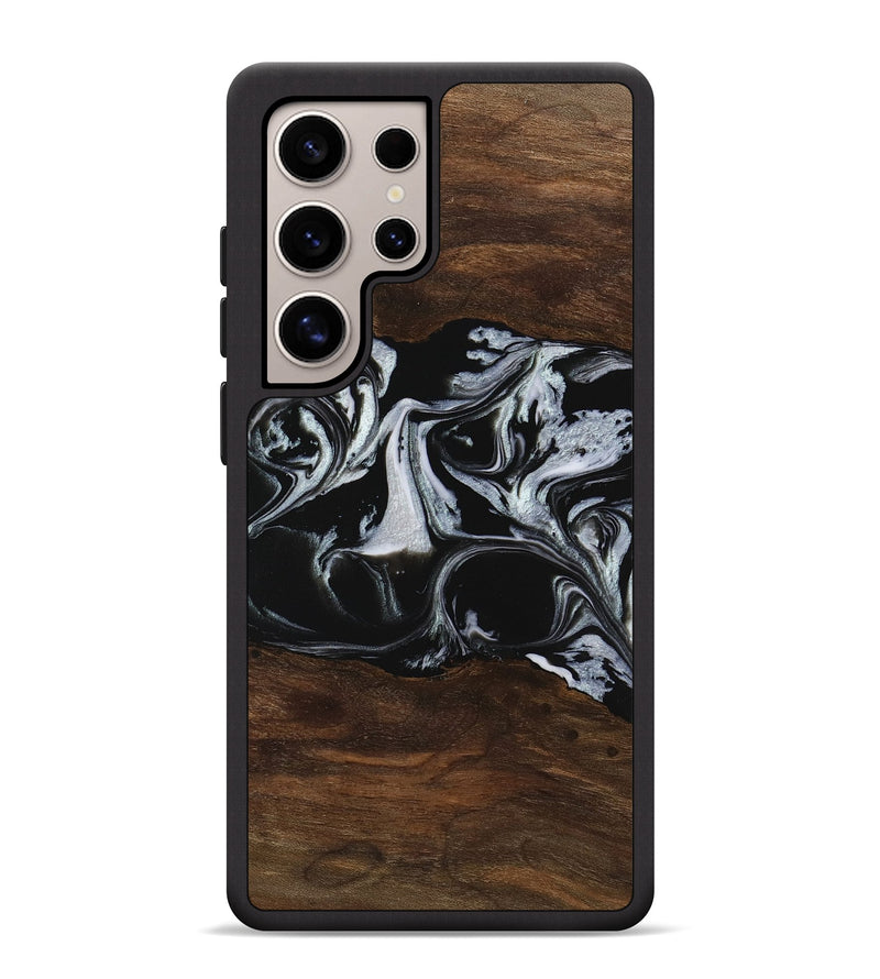 Galaxy S25 Ultra Wood Phone Case - Harris (Black & White, 746433)