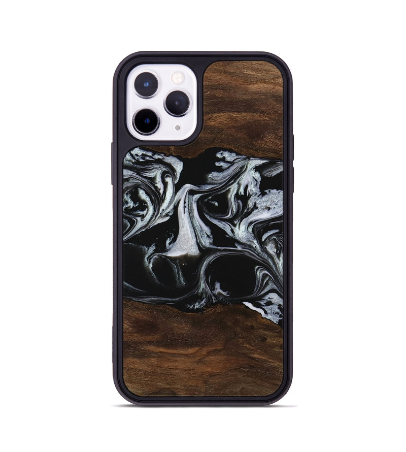 iPhone 11 Pro Wood Phone Case - Harris (Black & White, 746433)