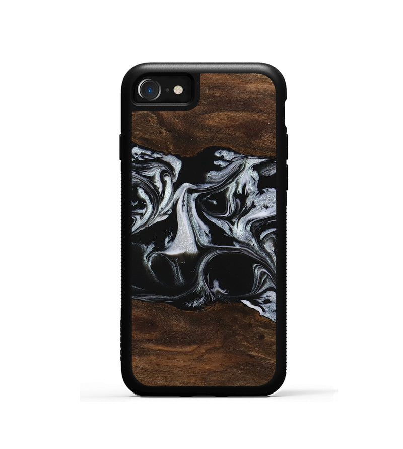 iPhone SE Wood Phone Case - Harris (Black & White, 746433)