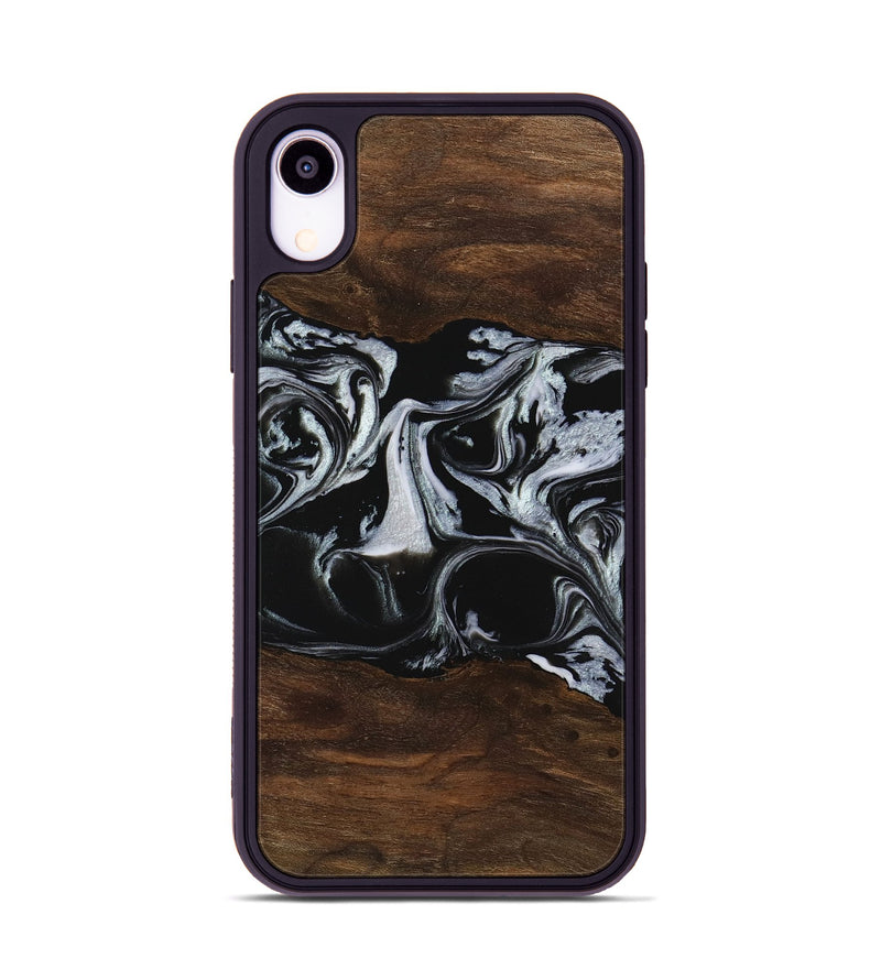 iPhone Xr Wood Phone Case - Harris (Black & White, 746433)