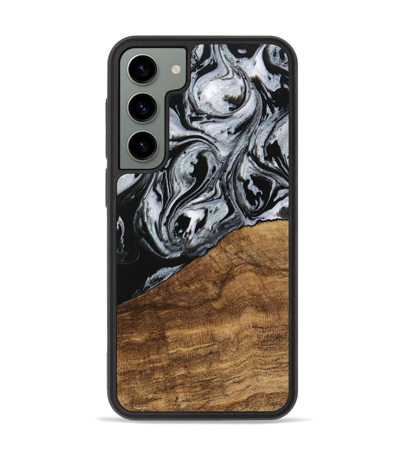 Galaxy S23 Plus Wood Phone Case - Jakayla (Black & White, 746434)