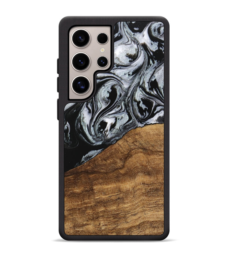 Galaxy S25 Ultra Wood Phone Case - Jakayla (Black & White, 746434)