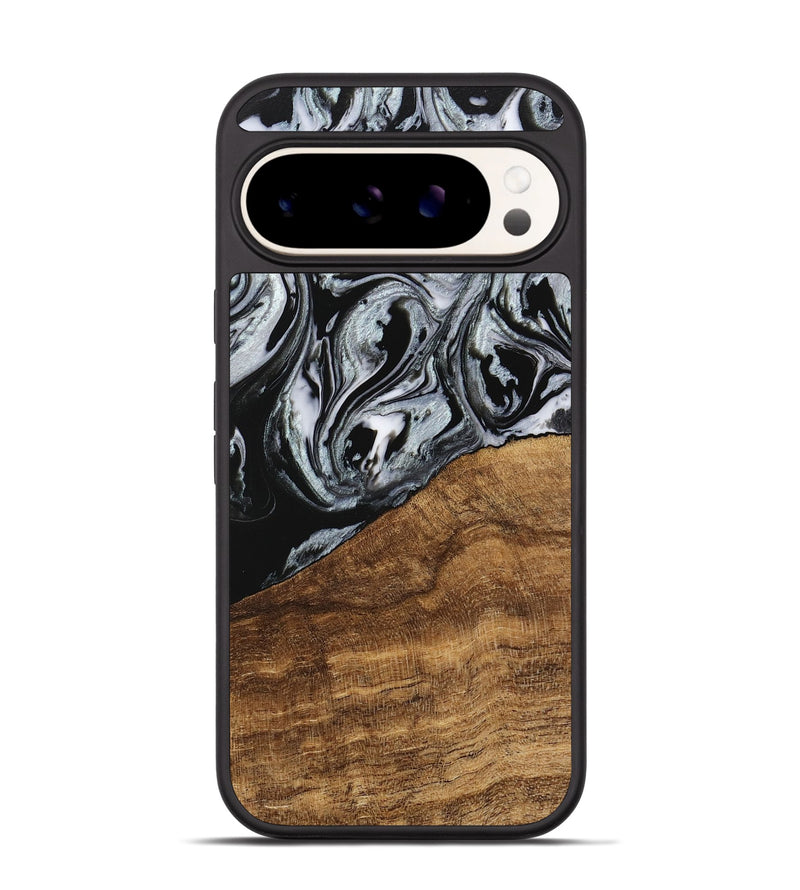 Pixel 9 Wood Phone Case - Jakayla (Black & White, 746434)